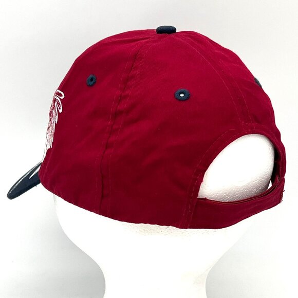 Alaska Embroidered Baseball Cap Hat Eagle Graphic Red Black Navy Blue Adjustable - Picture 9 of 12